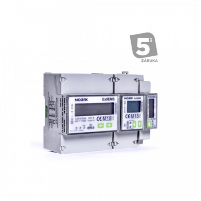 Smart Elektromer 3P/ 4M / 100 A, ModBus-komunikácia, 2-tarifné, LCD displej / nepriame meranie