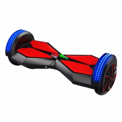 Hoverboard 8 palcov Čierno červený 250 cyklový